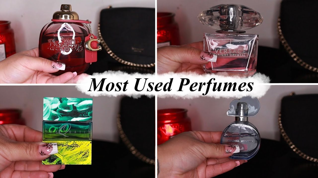 Most Used Perfumes with the biggest Dents 💗