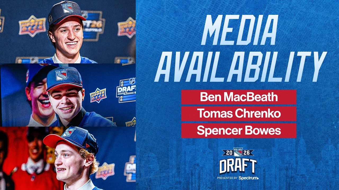 2026 NHL Draft: Ben MacBeath, Tomas Chrenko & Spencer Bowes | June 27, 2026