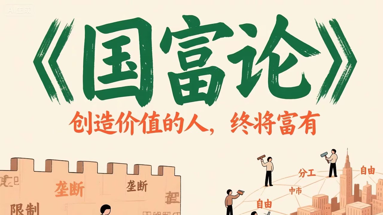 解密《國富論》：掌握財富密碼，開啟你的經濟自由之路！ #十分鍾讀書 #讀書筆記 #書籍解讀 #讀書分享 #成長 #自我提升 #心理學 #商業思維 #成功學 #提升效率 #閱讀總結 #正能量 #生意思维