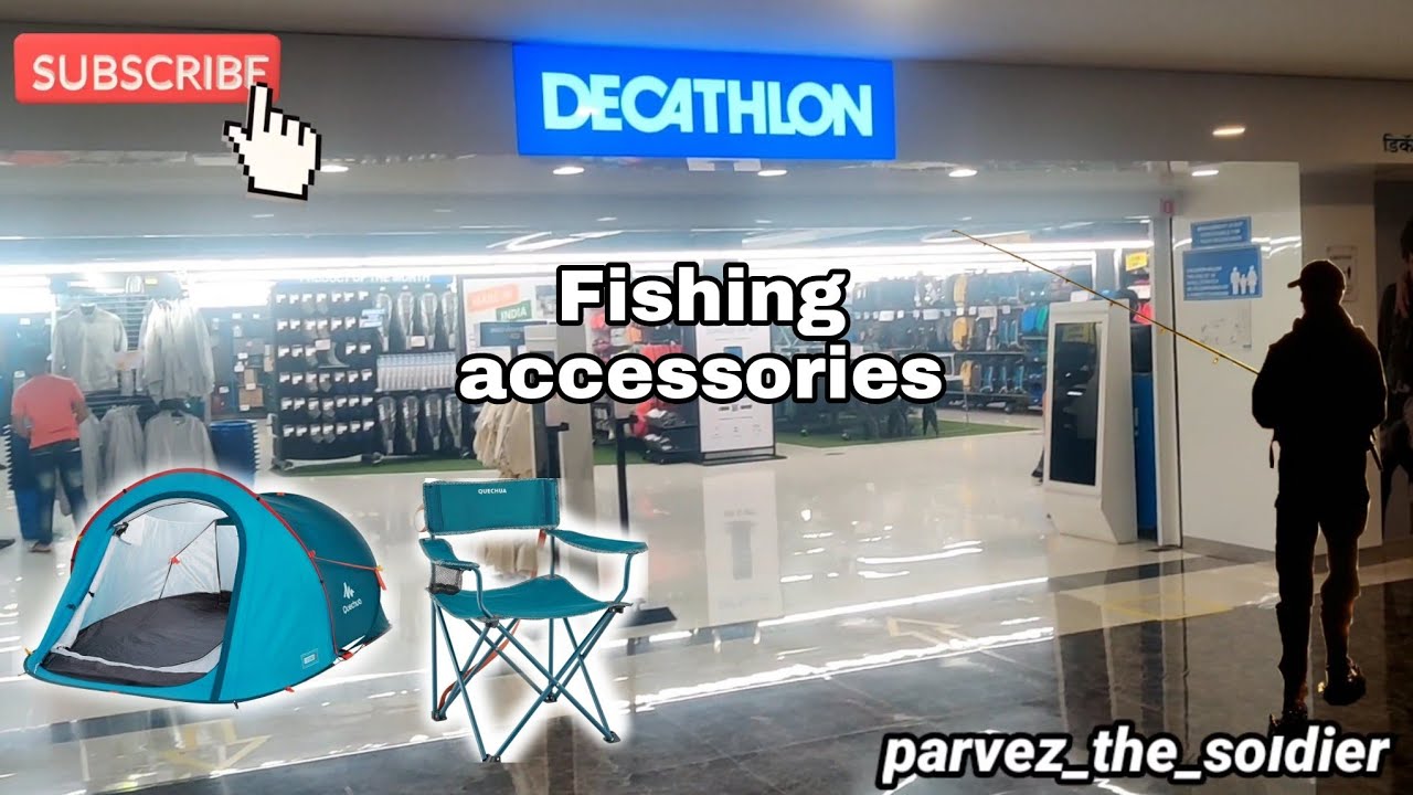 fishing accessories decathlon ।SGS mall pune।। decathlon store tour।। caperlan rod reel at decathlon