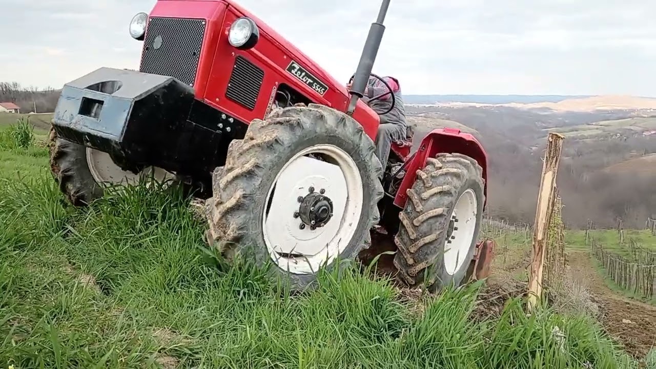 Obrađivanje maline u punom sjaju: Zetor 5545 i freza širine 160cm u akciji!