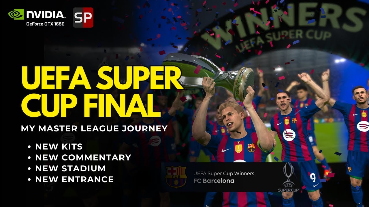 Barcelona resmi menjuarai UEFA Super Cup setelah menaklukkan Inter Milan dengan skor tipis 1-0! 💙❤️