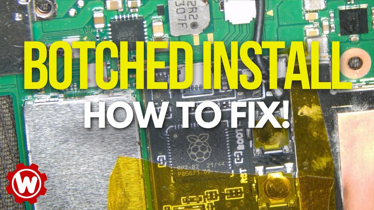 How to Fix a Botched RP2040 Pico-Fly Install!