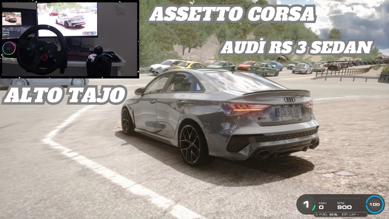ASSETTO CORSA - ALTO TAJO - AUDİ RS 3 SEDAN | LOGITECH G29