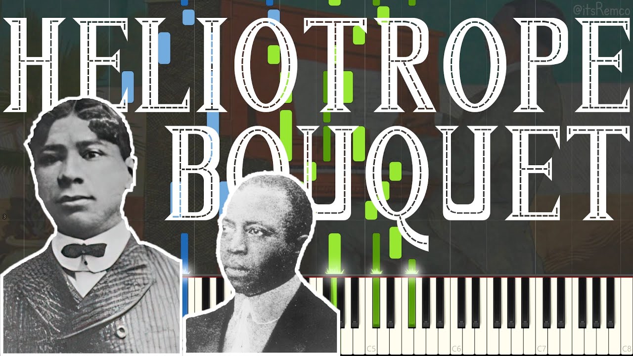 Louis Chauvin & Scott Joplin - Heliotrope Bouquet 1907 (Ragtime Ballad Piano Synthesia)