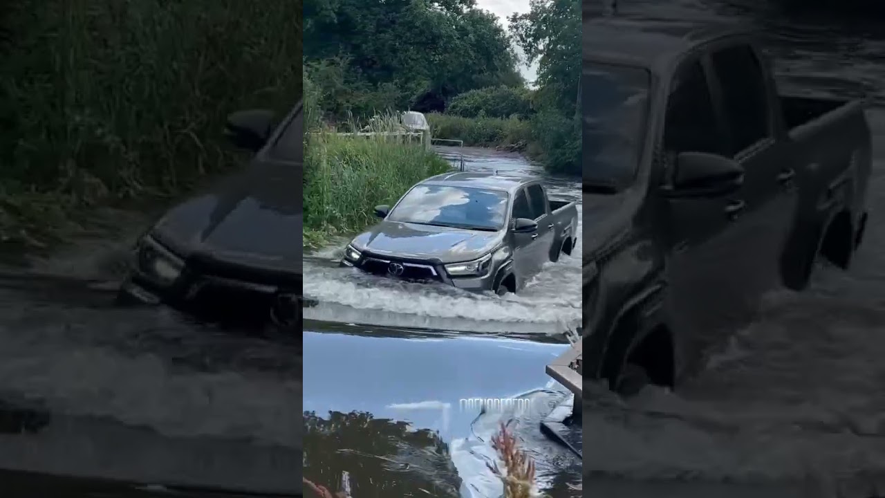 Toyota Crossing Flooded Fords HILUX Power