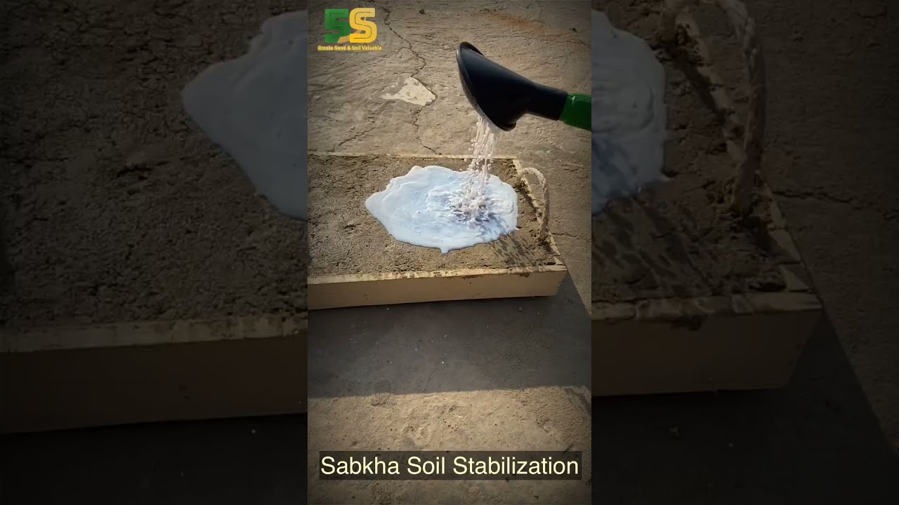 5S-Road - Sabkha Soil Stabilization test 