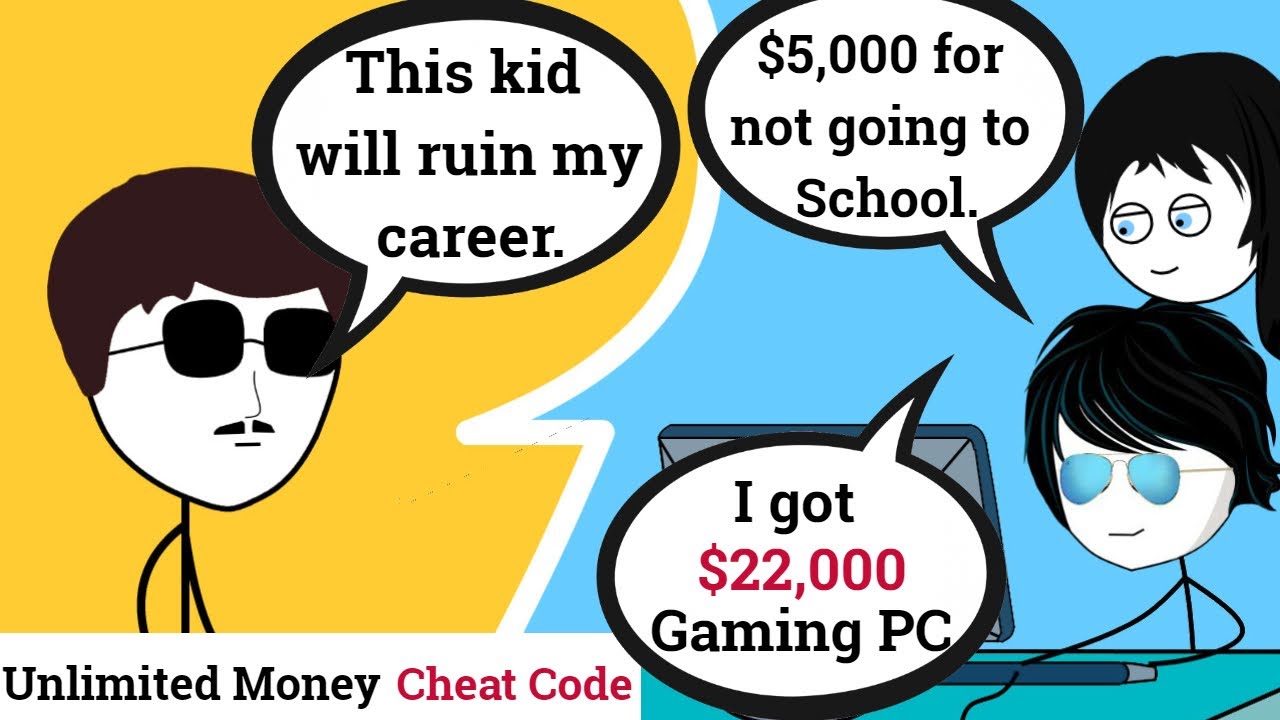 When a gamer gets Unlimited Money Cheat code in real life