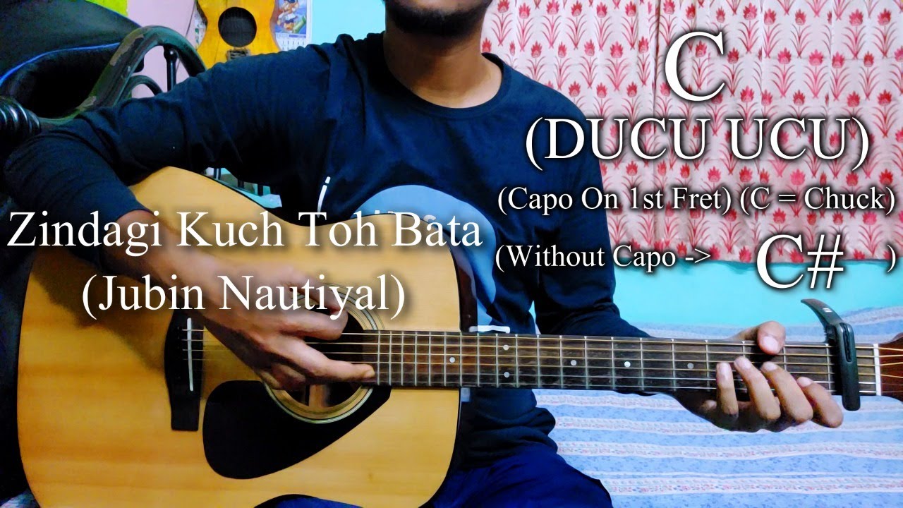 Zindagi Kuch Toh Bata (Reprise) | Easy Guitar Chords Lesson+Cover, Strumming Pattern, Progressions..