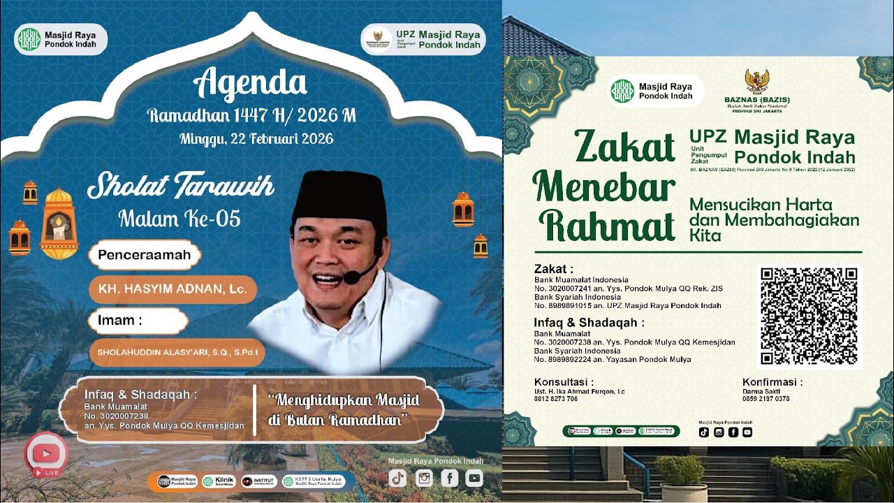 [LIVE] MENGHIDUPKAN MASJID DI BULAN RAMADHAN
