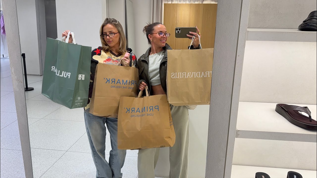 Приходите с нами за покупками в Париж!! Zara, Primark, Pull & Bear! | Имми и Кирра