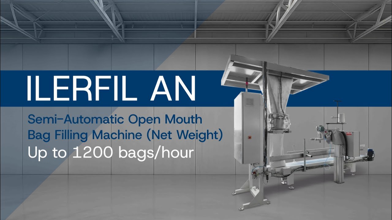 ILERFIL AN: Semi-automatic bagging with precision and dust control