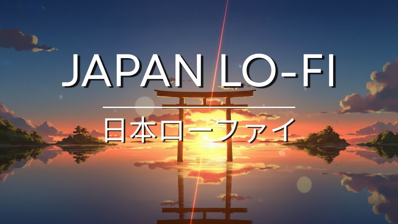 Japan Lo-Fi Vibes ⛩️ Torii Gate at Sunset | Calm Music for Relax & Focus