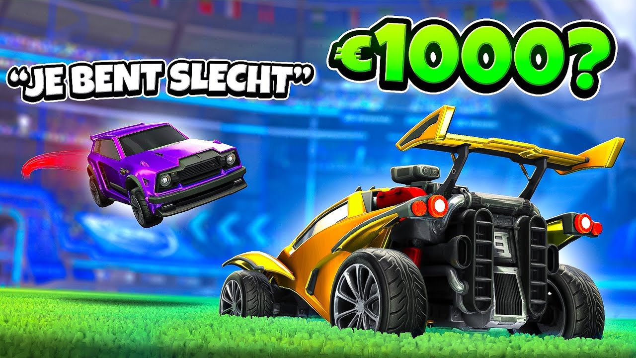 Ik DEED Een 1v1 TEGEN EEN HATER Voor €1000!