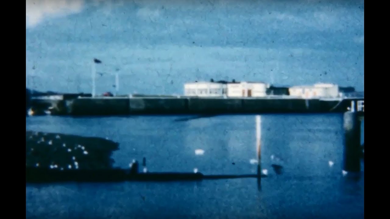 1960's 8mm Cine Film: Ramsey Harbour, Promenade  Isle of Man, possibly Radio Caroline