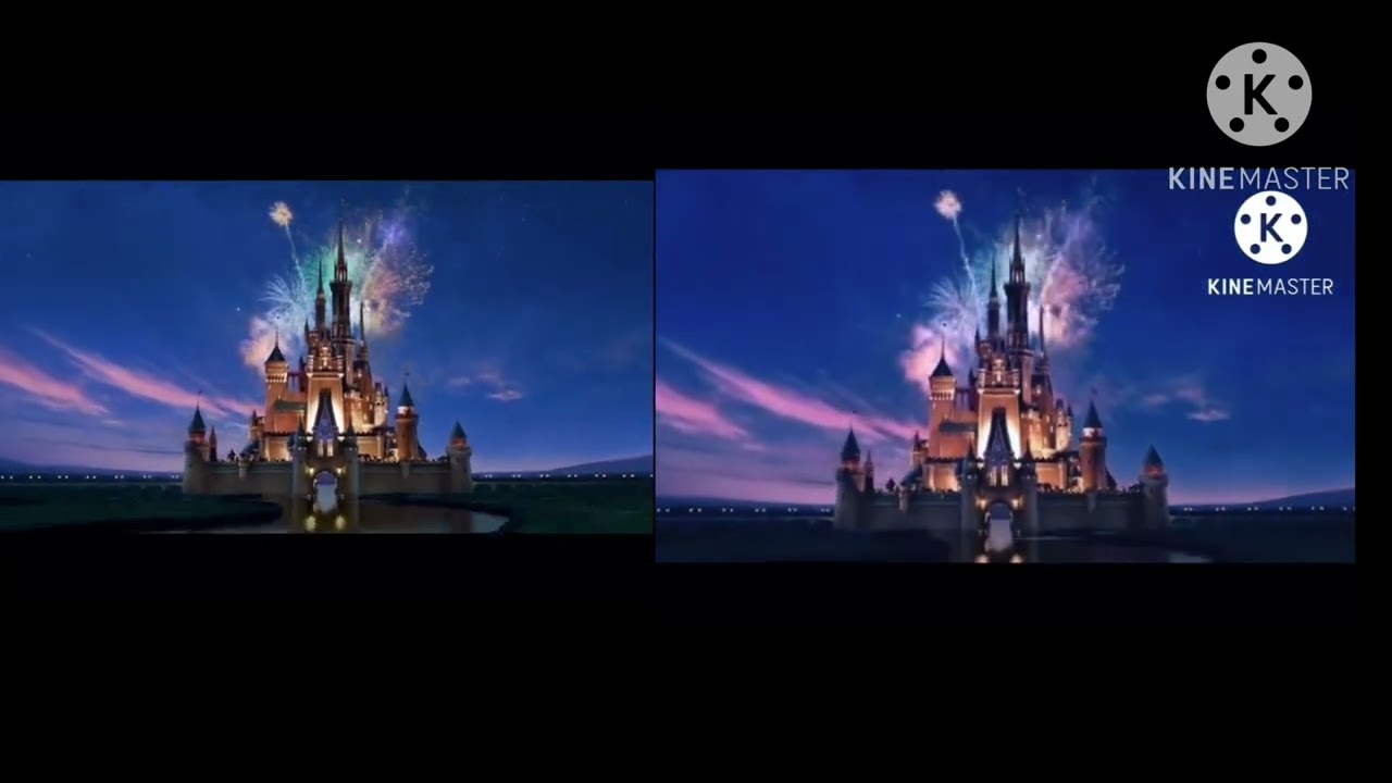 Disney logo Pinocchio 2022 variant side by side