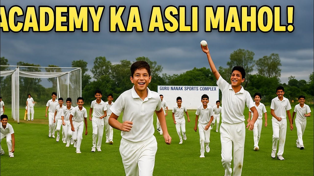“Barish Mein Bhi FULL JOSH! 💪 | Guru Nanak Cricket Academy Ka Real Mahol 🏏