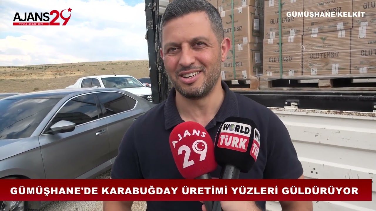 GÜMÜŞHANE'DE KARABUĞDAY ÜRETİMİ YÜZLERİ GÜLDÜRÜYOR
