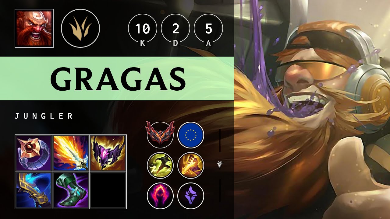 Gragas Jungle vs Xin Zhao - EUW Grandmaster Patch 25.20