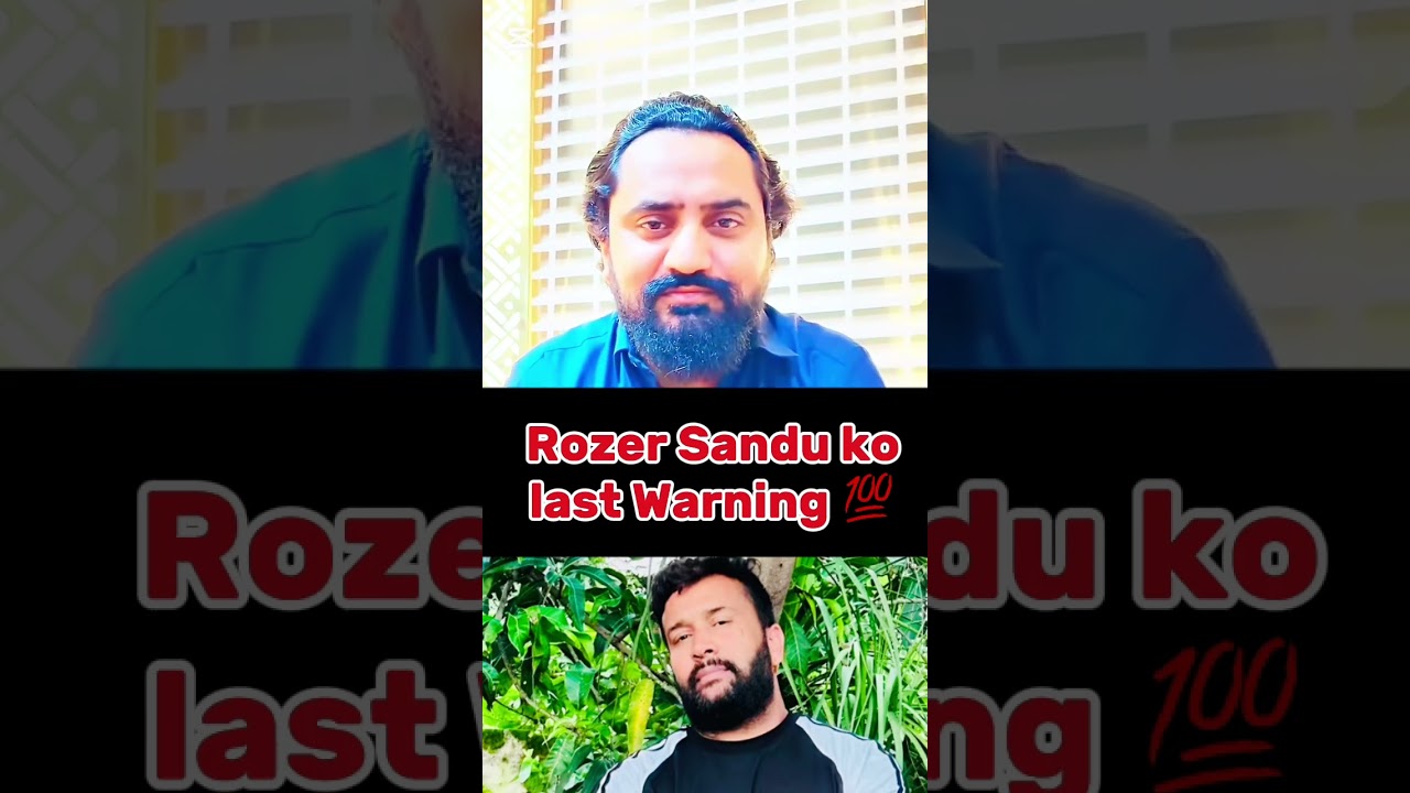 Rozer sandu ko last warning 100 💯 #tiktok #tiktokindia #funny #333