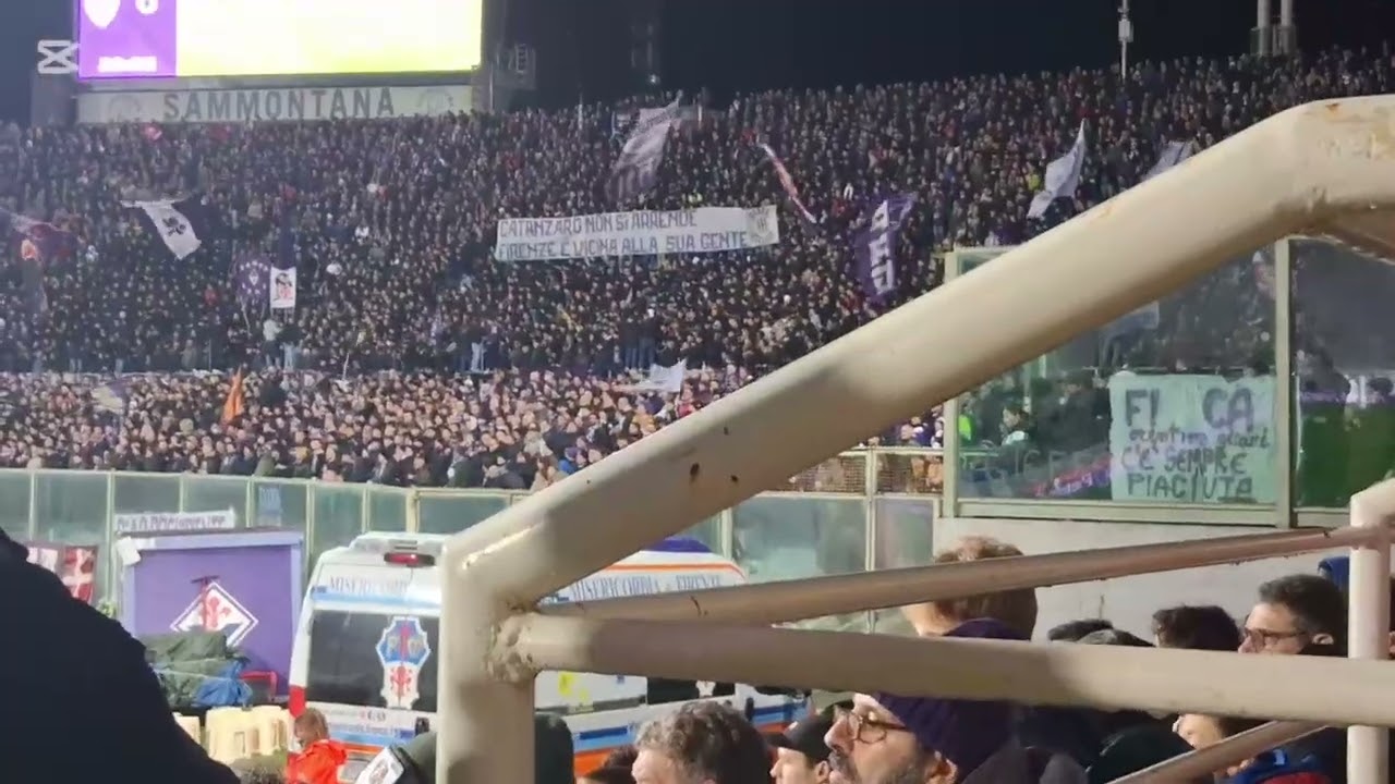 Fiorentina Cagliari Reaction Stadio 