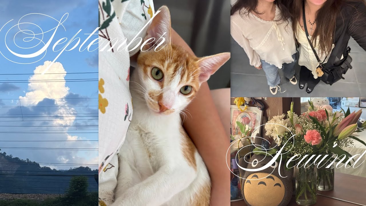 Slow September Vlog | calm days & little moments˚ ༘ ೀ⋆｡˚