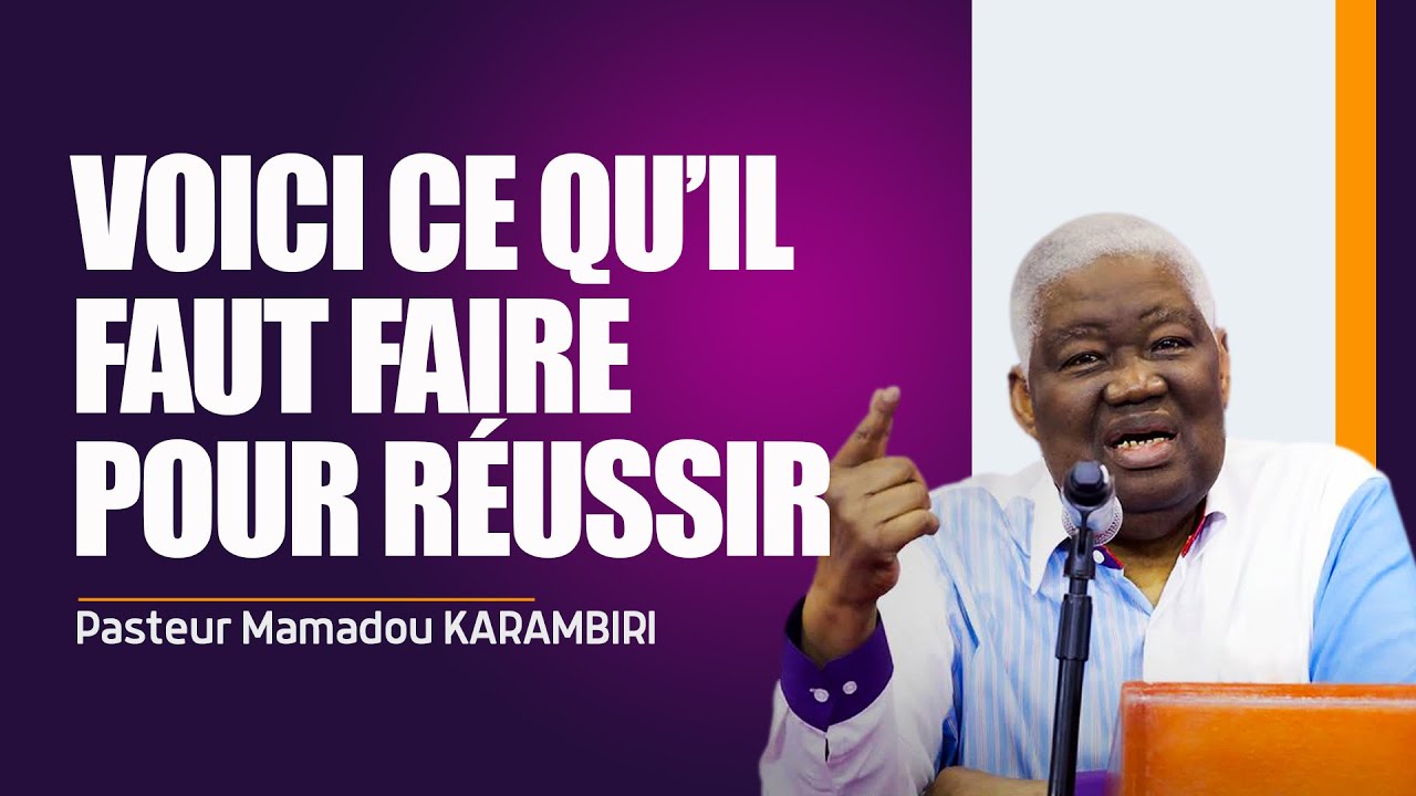 LA PUISSANCE DE L'OBÉISSANCE À DIEU - Pasteur Mamadou KARAMBIRI - JCM tv