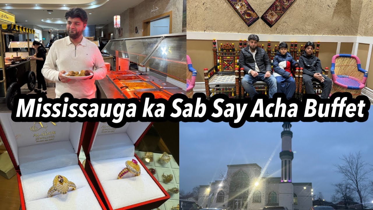 Village Taste Buffet In Mississauga 🇨🇦Gold Ki Baar Kharidnay Gai