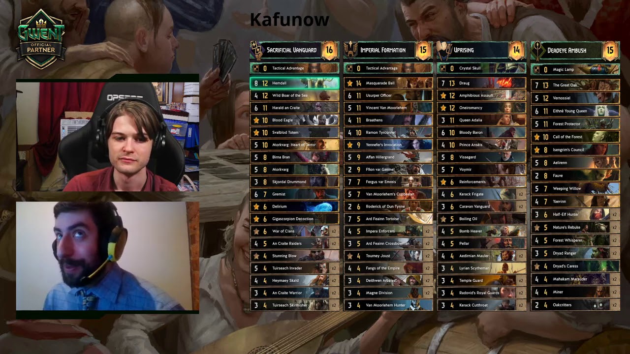 [Gwent] Partner's Tournament Top 8: Kafunow vs. Sanxesss