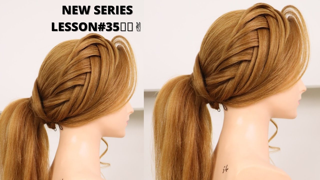 lesson#35 lastest new front variation braid look / trending🔥🔥 front variation for wedding hairstyle