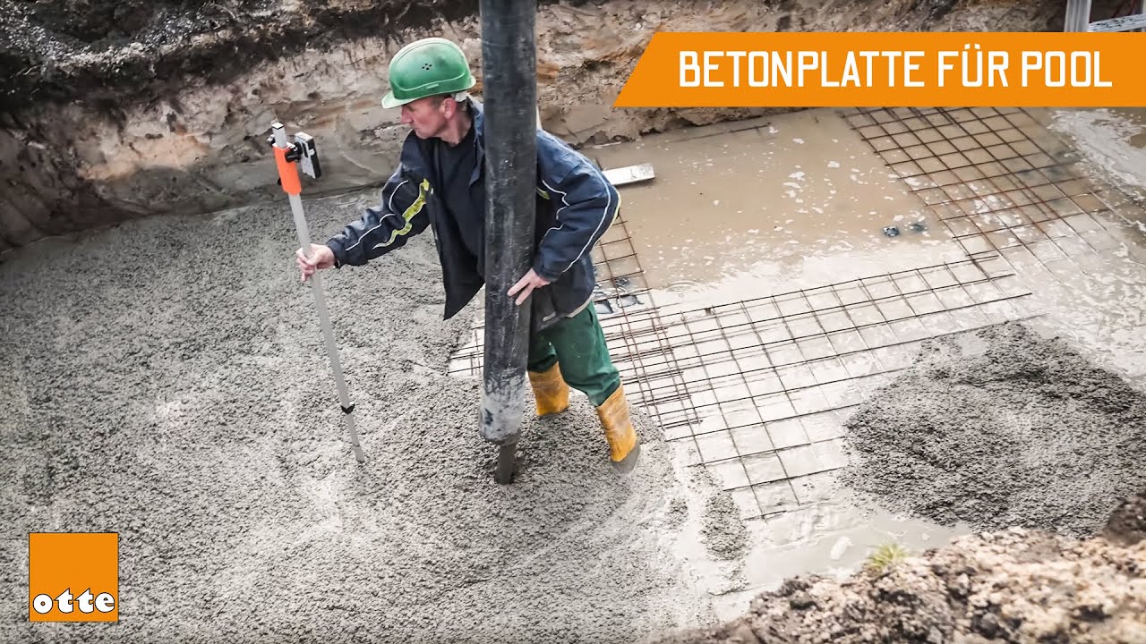 Pool Bodenplatte richtig bauen! | Poolbau Teil 2 | Otte Freizeit