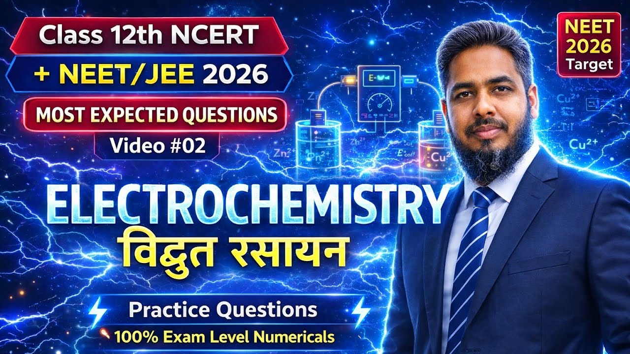 NEET 2026 Electrochemistry Guaranteed Questions? 😱 | विद्युत रसायन Practice question 