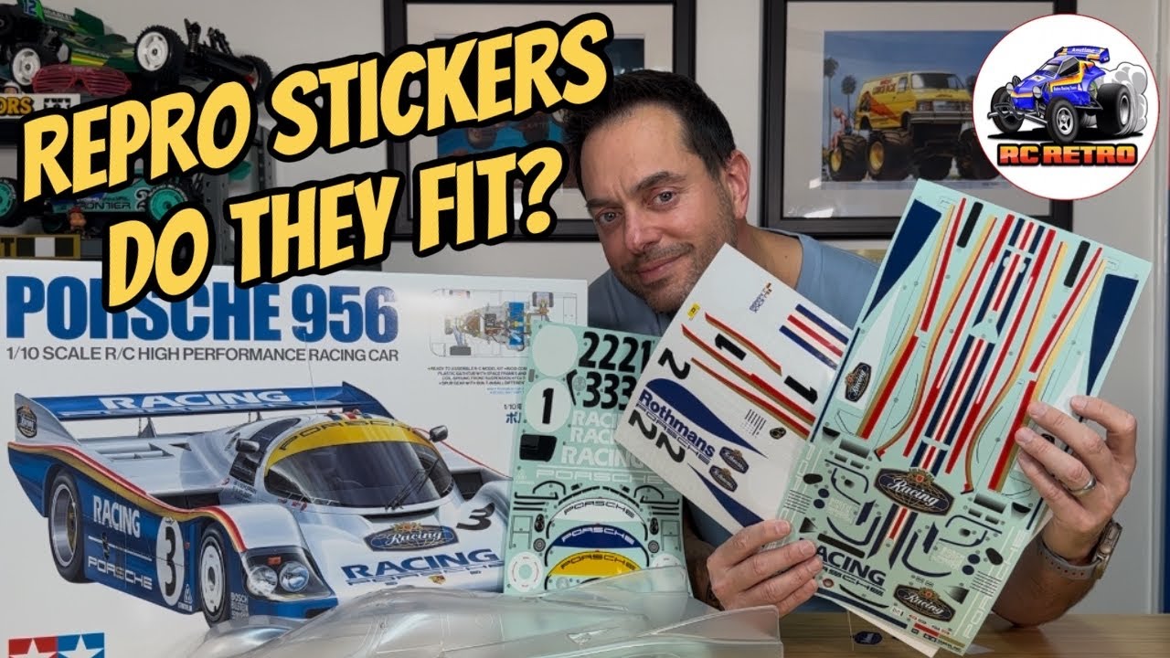 e330: Will Rothmans Racing Reproduction Stickers Fit?  Lets Unbox The Tamiya Porsche 956 & Find Out