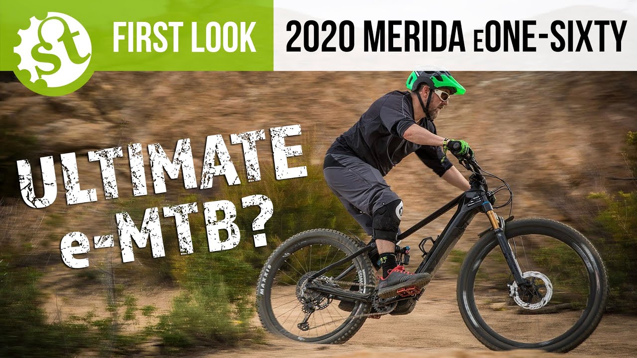 2020 Merida eOne-Sixty e-MTB slimmer with carbon & all new Shimano battery tech