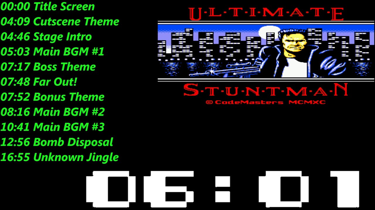 The Ultimate Stuntman (NES) Music / Soundtrack