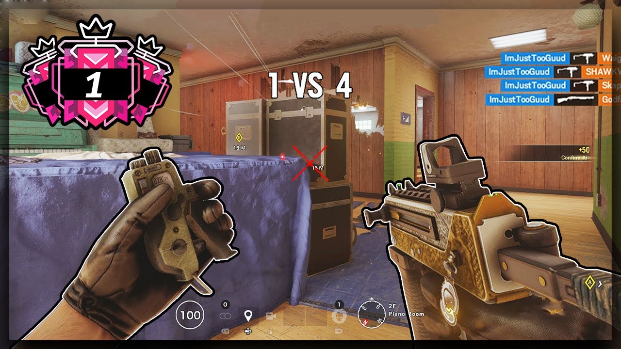 How A CHAMPION Clutches w/ Smoke : Ranked Highlights - Rainbow Six Siege Gameplay