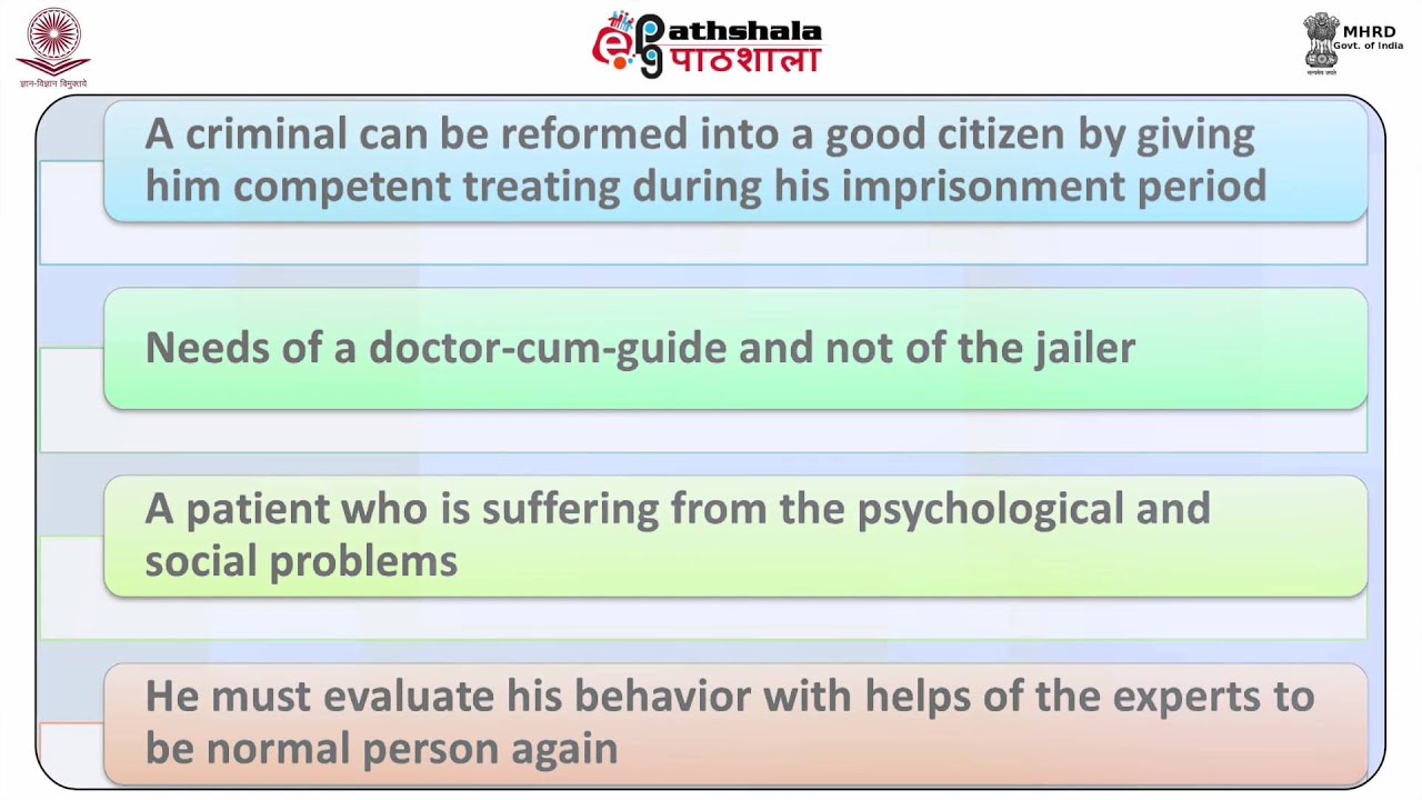 Penology: Treatment of delinquency and Correctional Institutes (FSC)