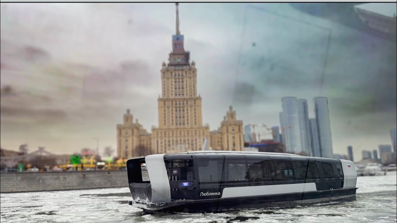 4K_HDR ☆ | ИДЁМ ПО ЛЬДУ #МОСКВА РЕКИ НА ЭЛЕКТРОСУДНЕ!🔥 #АКВАБУСЫ И ЗИМНЯЯ НАВИГАЦИЯ В МОСКВЕ!❄️💎⛴️