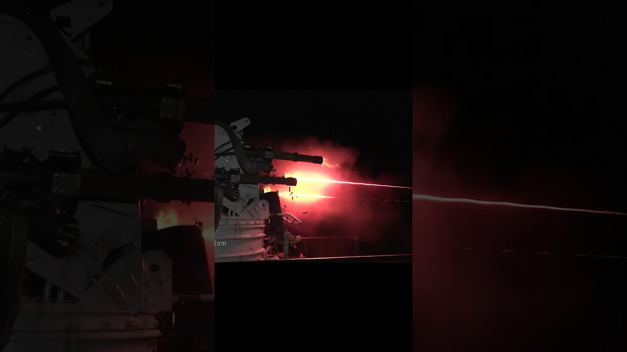 Four Gatling gun turret