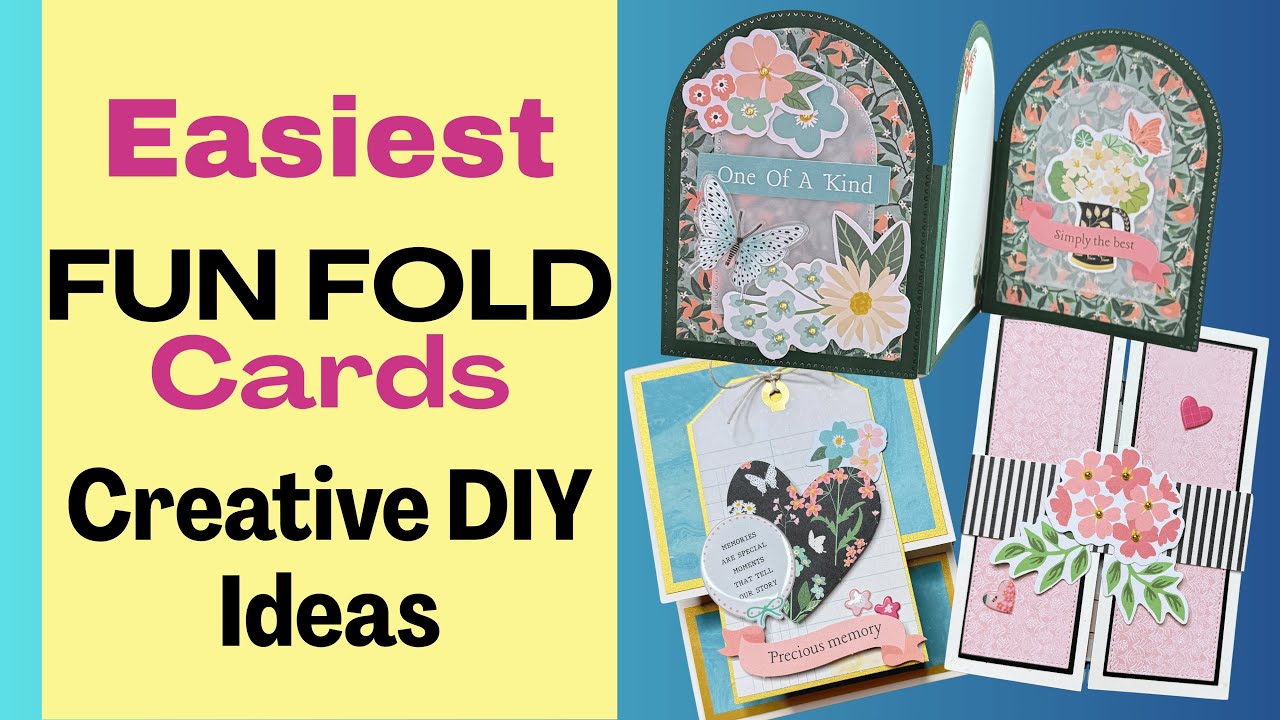How to Make EASY Fun Fold Cards | MUST TRY Creative DIY Ideas Using Patterned Papers