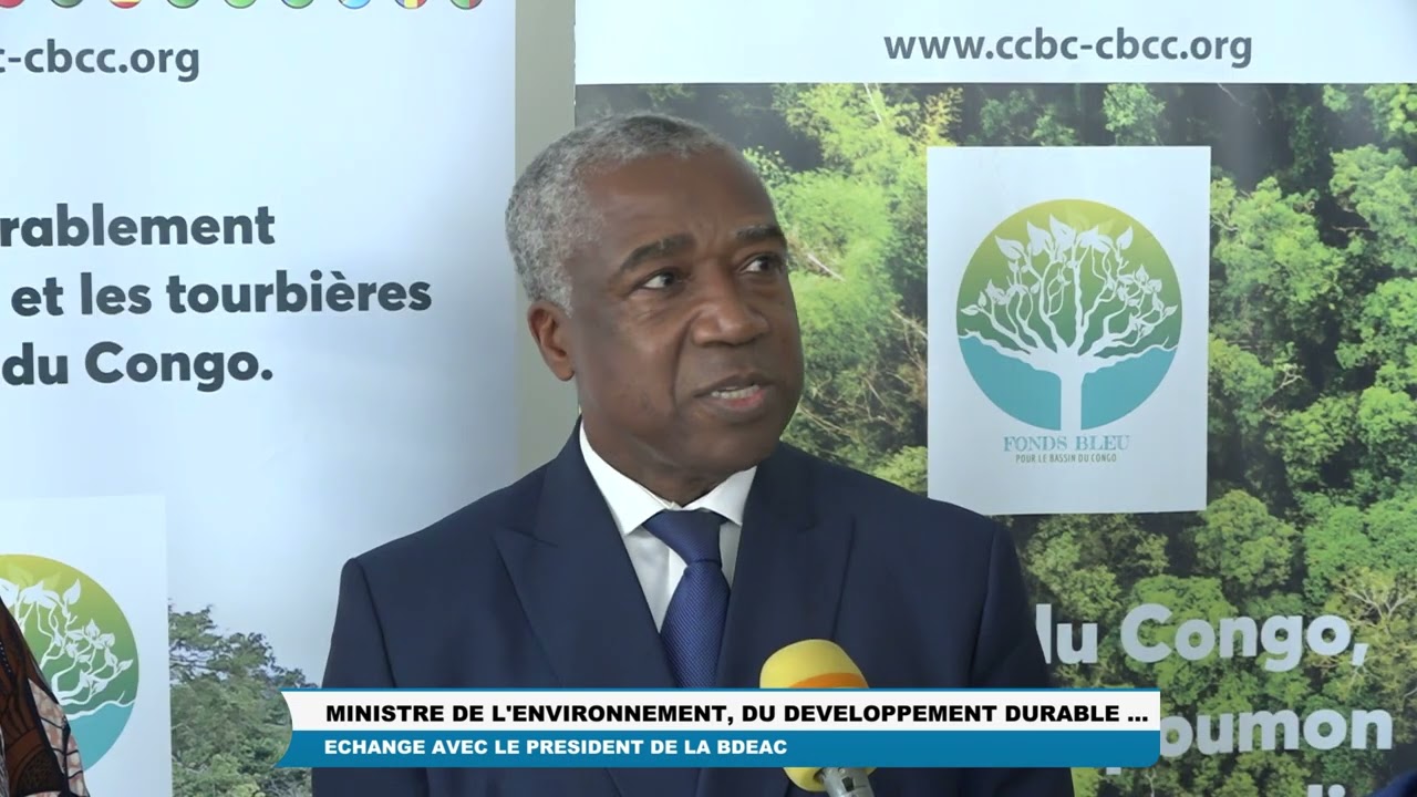 La Ministre Soudan-Nonault échange avec le Président de la BDEAC, M Dieudonné EVOU-MEKOU