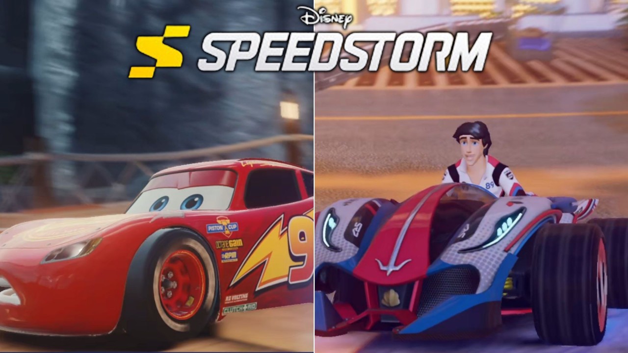 Disney Speedstorm (PC) // Online Races - Season 18 Cars (Lightning McQueen, Prince Eric, Maui)