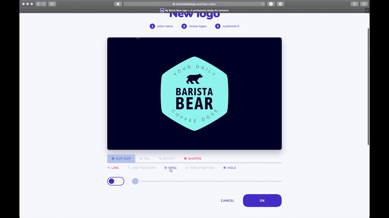 Create a logo in one minute with this brand new online logo maker