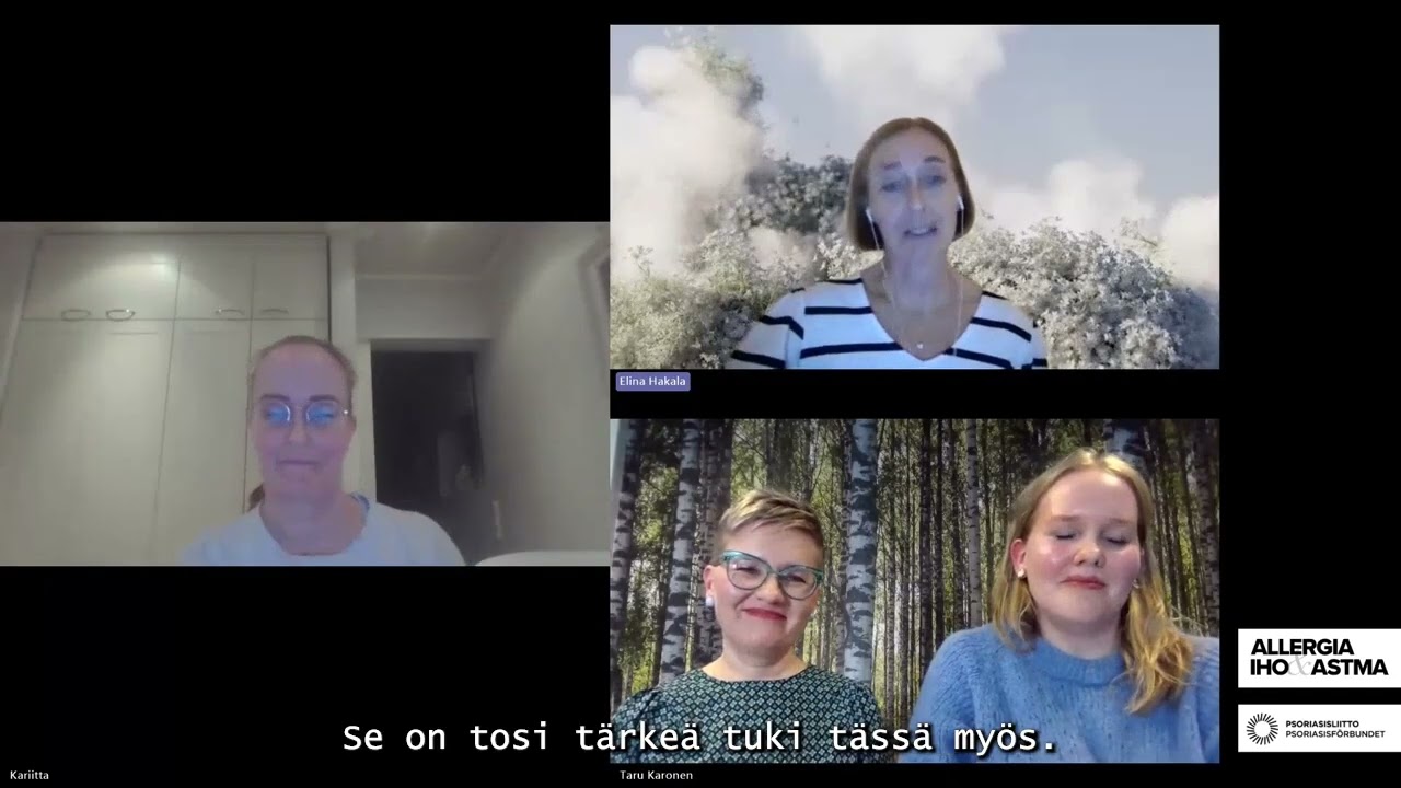 Atopia ja psoriasis: kokemuspuheenvuorot