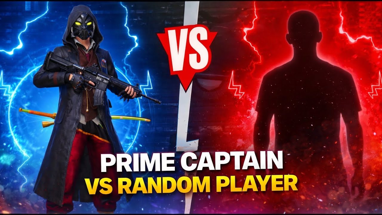 PRIME CAPTAIN😈 VS RANDOM PLAYER 🤡