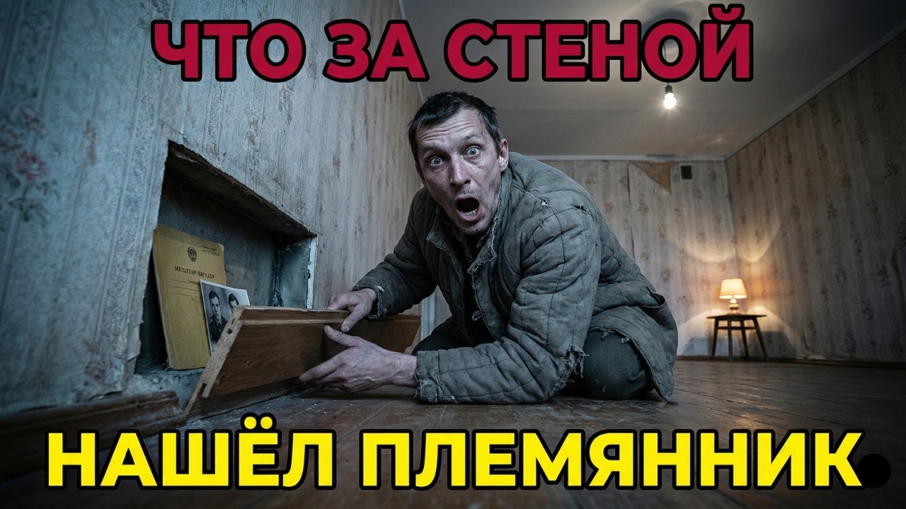 ПЛЕМЯННИК ПРИШЁЛ РАЗОБРАТЬ ВЕЩИ ДЯДИ — И НАШЁЛ ЗА СТЕНОЙ ТАЙНИК КОТОРЫЙ ИЗМЕНИЛ ВСЁ