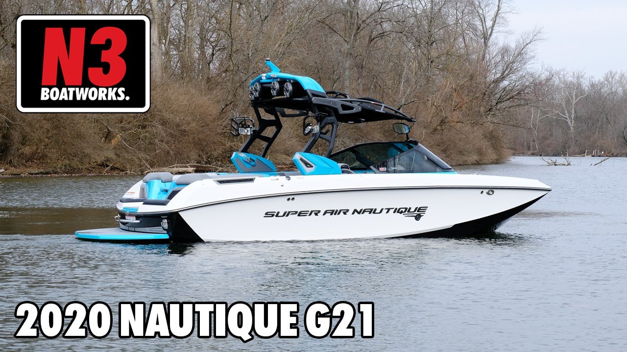Катер Nautique G21 Reef Blue/Jet Black 2020 года выпуска - на воде || N3 Boatworks
