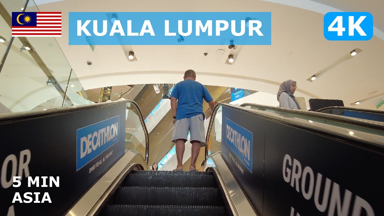 🇲🇾 Malaysia - Kuala Lumpur: 5 Minutes Walking Tour - 4K