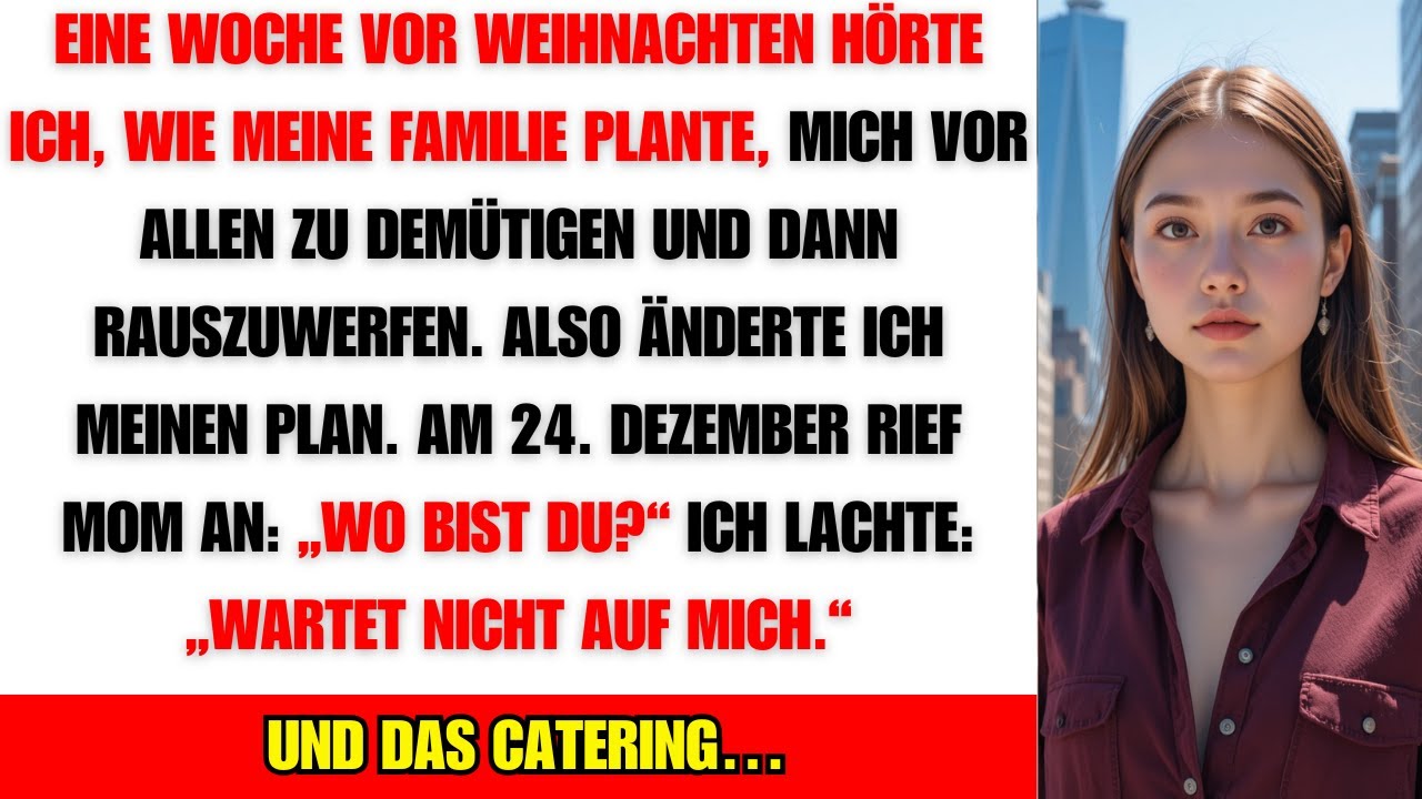 Eine Woche vor Weihnachten: Meine Familie plante meine Demütigung – ich drehte den Spieß um