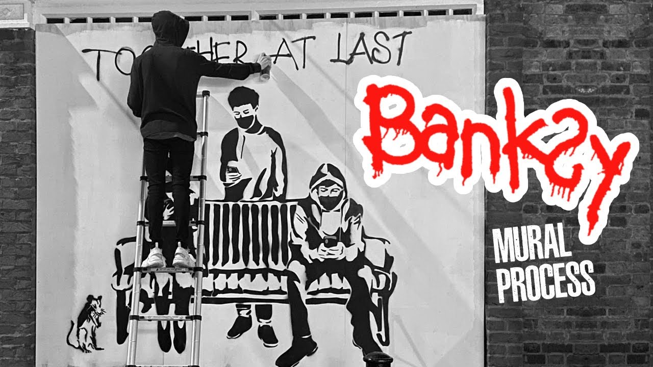 Banksy Mural - Creation Process!